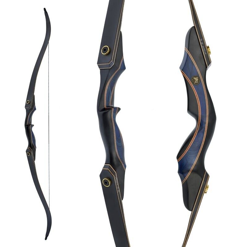 Drake Archery Elite Blue Royal - 60 Zoll - 20-60 lbs - Take Down - Recurvebogen