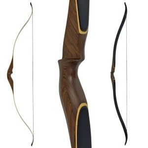 Antur Nesta Black - 60 Zoll - One Piece Recurvebogen - 15-55 lbs