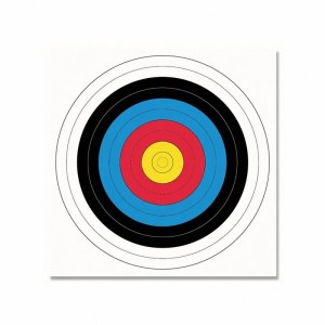 Zielscheibenauflage 80 cm - FITA zertifiziert - mit Nylon-Fäden