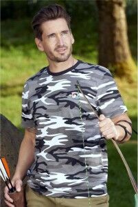 Bogensport Herren Shirt Camo