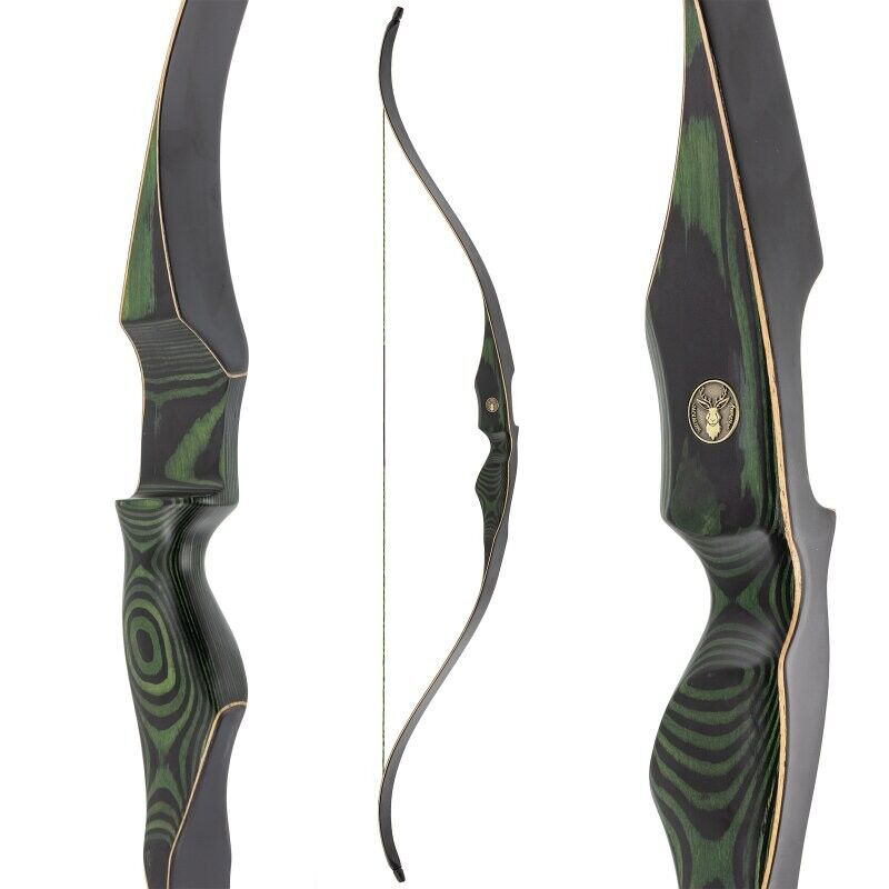 Jackalope Malachite Compact - 54 Zoll - 15-30 lbs - One Piece Recurvebogen-Copy